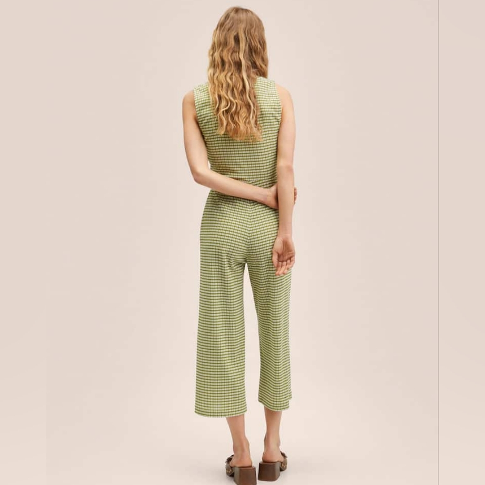 🔥Last 2🔥MANGO Ginghem jumpsuit - Picture 5 of 5